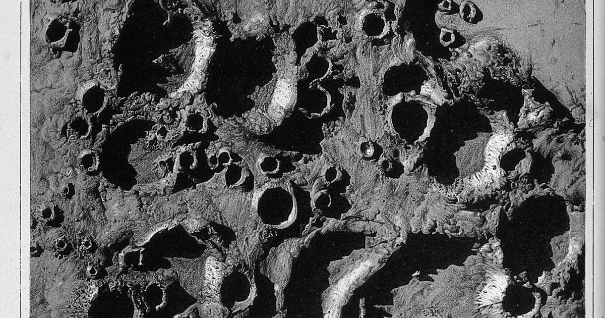 A nineteenth-century study of lunar craters